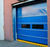 Porte � empilement et porte pliante industrielle