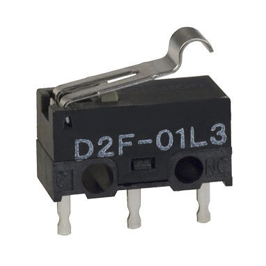 Micro rupteur à levier D2F series OMRON Electrical Components