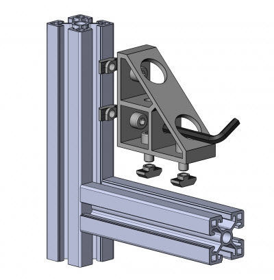 Querre De Fixation Pour Profil Aluminium En Aluminium