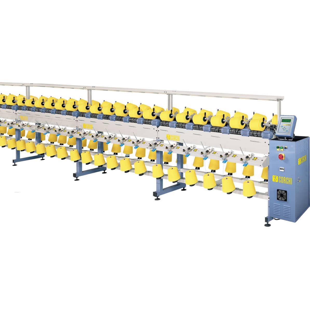 Machine de bobinage de fils textiles BR IW CORGHI TEXTILE croisé