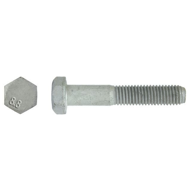 Vis à tête hexagonale 931 8 8 HDG Chavesbao Spanner en acier