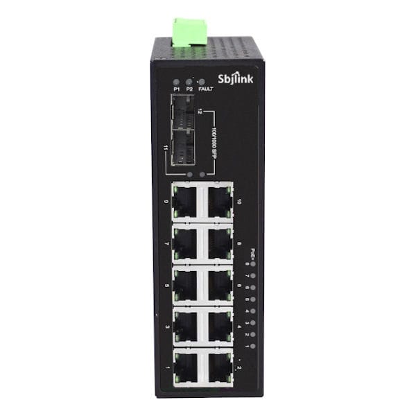 Commutateur Ethernet Non Administrable RPT 1012G 2F X4 Sbjlink