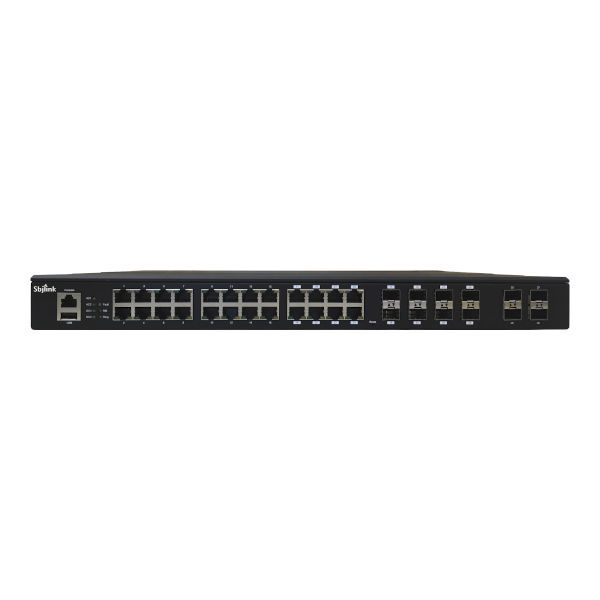 Commutateur Ethernet Administrable FLC 3028G 8C4F AD X2 Sbjlink