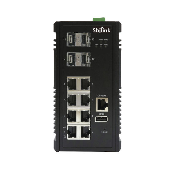 Commutateur Ethernet Administrable RPT 2012X 4F X2 Sbjlink Subject