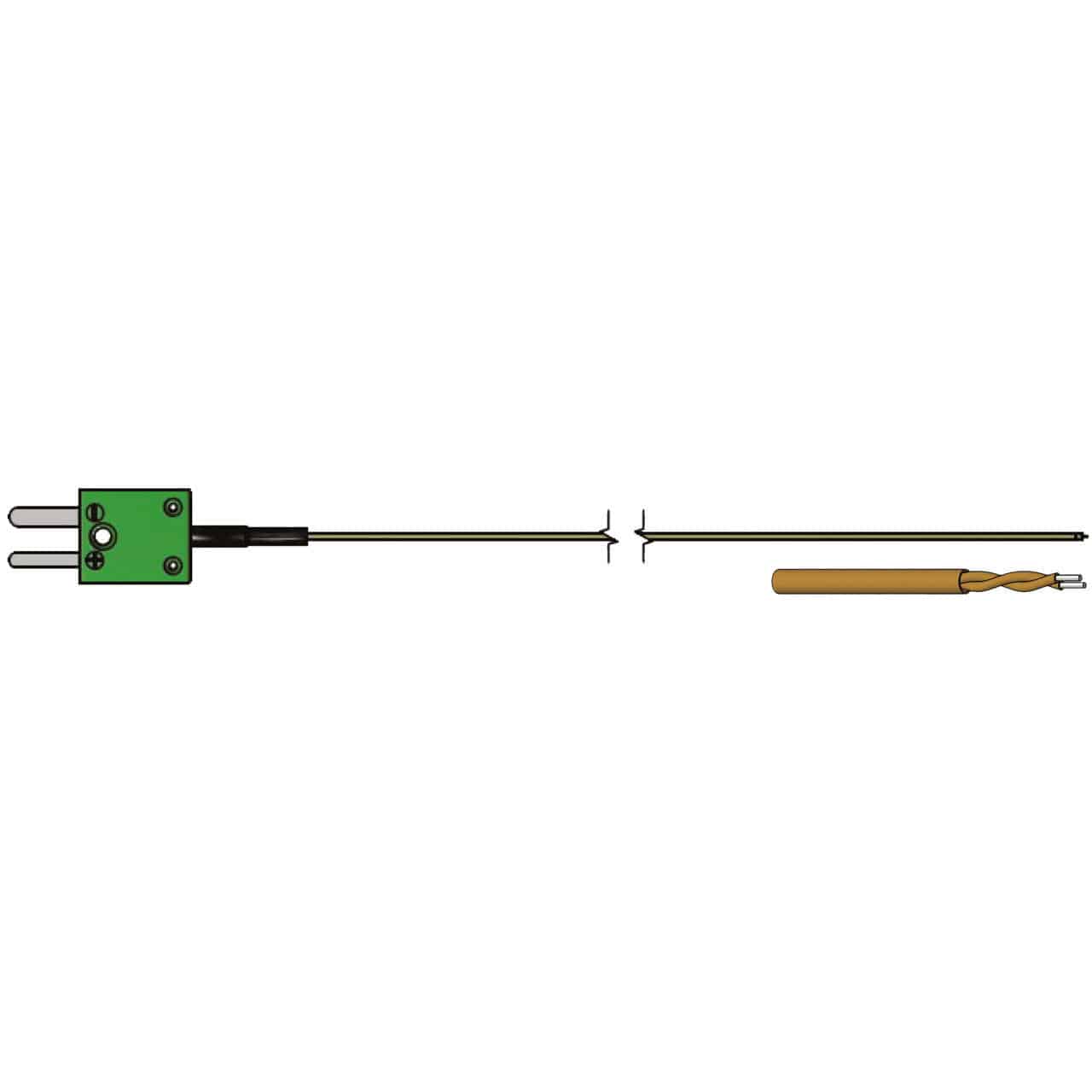 Câble électrique pour thermocouple T100 06 series SAB BROECKSKES