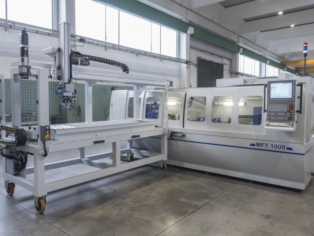 Machine de perçage profond CNC MFT series IMSA srl horizontale