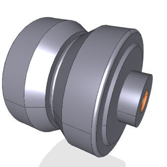 Galet De Guidage FRV 2 AB Series Nadella Group En Acier Inoxydable