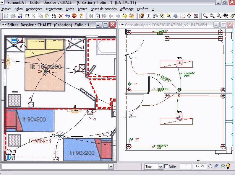 Schema electrique batiment