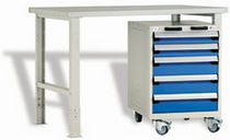&eacute;tabli 5 tiroirs 60'' x 30'' x 34'', 400 lb | R5WH5-1101 Rousseau Metal