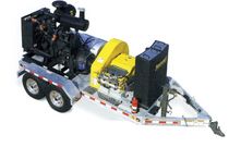 machine de nettoyage &agrave; jet d'eau ultra haute pression pour tuyaux, &eacute;changeurs de chaleur... max. 2 800 bar | JET � X 4200 series UNIJET SYSTEMS 