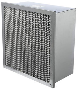 filtre à air / en panneaux / haute efficacité / haute température