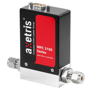 régulateur de débit massique / pour gaz / analogique / compact