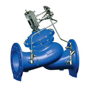 vanne à membrane / à commande hydraulique / de réduction de pression / pour l'eau