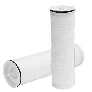 cartouche filtrante à eau / pour filtration fine / en polypropylène / plissée