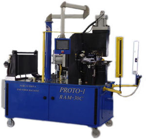 machine de formage de tubes / pour embout / CNC