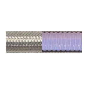 tuyau flexible en PTFE / en acier inoxydable / avec tresse en acier inoxydable