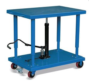 table élévatrice à colonne / hydraulique / mobile / de chargement