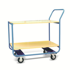 chariot de transport / en acier / 2 niveaux / pour plate-forme