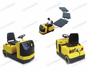 tracteur électrique / à 3 roues / à conducteur porté assis / de remorquage