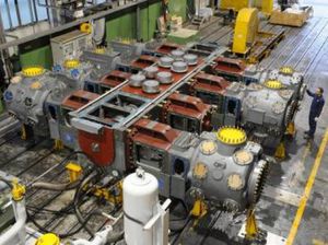 compresseur à piston / de gaz naturel / stationnaire / à moteur électrique