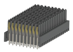 connecteur de fond de panier / DIN / rectangulaire / press-fit