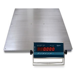 balances à plate-forme / avec afficheurs à LED / en acier inoxydable / IP65