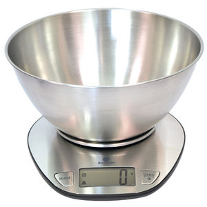 balance benchtop / avec afficheur LCD / plateau en acier inoxydable / avec batterie