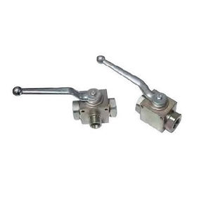 vanne à commande hydraulique / manuelle / 3 voies / à 2 voies