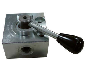 vanne à levier / à commande hydraulique / de sélection / pour huile