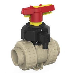 vanne à boisseau sphérique / manuelle / pour eau potable / modulable