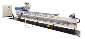 centre d'usinage CNC / 5 axes / vertical / pour profilés en aluminium