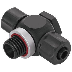 raccord pivotant / à visser / en T / hydraulique