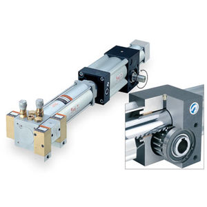 vérin rotatif / pneumatique / hydraulique / à pignon crémaillère