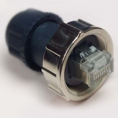 connecteur RF / RJ45 / en métal / en métal