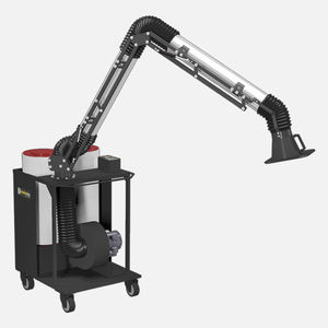 aspirateur de fumée mobile / pour l'industrie / à cartouche / avec bras d'aspiration