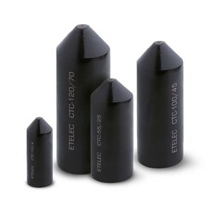 capuchon thermorétractable / press-fit / cylindrique / en polyoléfine