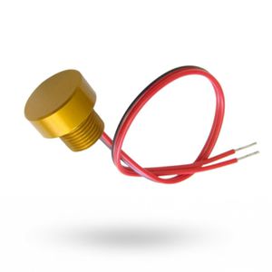 interrupteur piézoélectrique / unipolaire / monté sur panneau / non lumineux