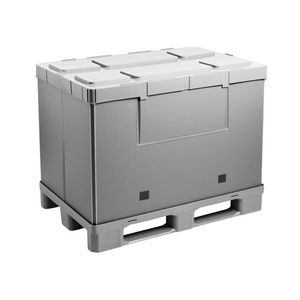 caisse-palette en PP / de transport / pliable / avec couvercle