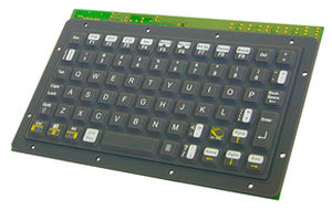 clavier encastrable / à touches mécaniques / 101-104 touches / sans dispositif de pointage
