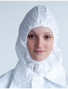cagoule de protection chimique / pour le médical / antistatique / à usage unique