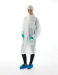 blouse de travail / de protection chimique / antistatique / pour laboratoire