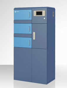 sécheur à air chaud / batch / avec contrôle automatique / vertical