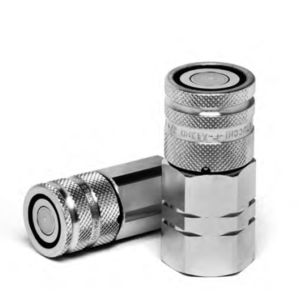 raccord rapide / droit / hydraulique / en acier au carbone