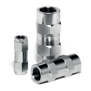 clapet anti-retour à piston / hydraulique / en acier / compact