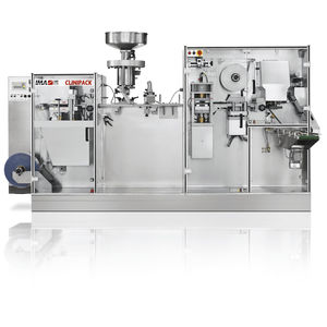 thermoformeuse compacte / de film plastique / pour emballage de produits pharmaceutiques / automatique