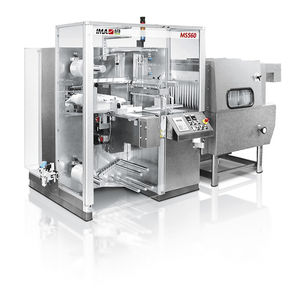 fardeleuse pour bouteilles / pour carton / servocommandée / pour film thermorétractable