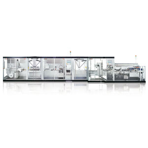 thermoformeuse alimentée par rouleau / pour emballage de produits pharmaceutiques / automatique / compacte