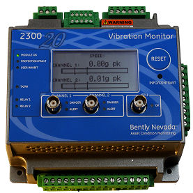 système de surveillance de vibration / pour machine / continu