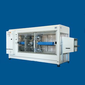 machine à scier circulaire / pour PVC / pour tuyaux / pour ligne d'extrusion