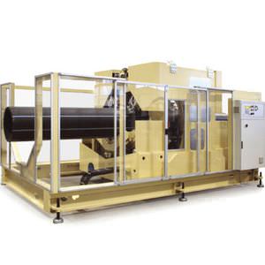 machine de découpe pour matières plastiques / à couteau / de tubes / CNC